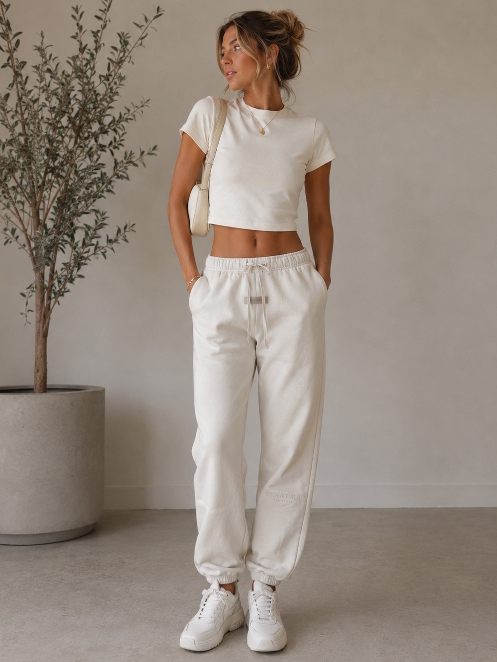 Fear of God ESSENTIALS Fleece Sweatpants Joggers XXS unisex sizing women XS